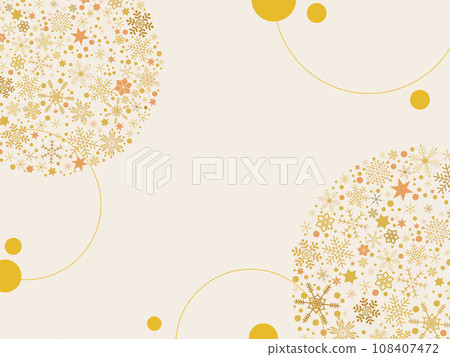 Retro pop Christmas frame material/yellow Retro pop Christmas frame material/yellow 108407472