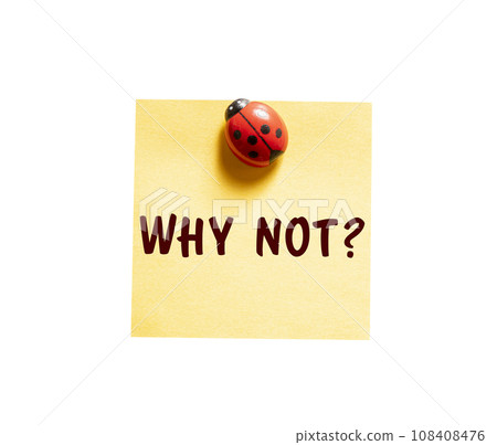 The phrase why not? 108408476