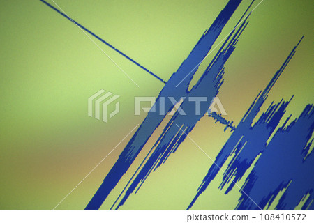 Voiceover studio audio sound wave Voiceover studio audio sound wave 108410572