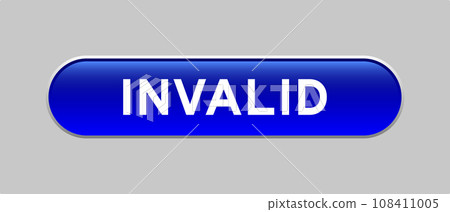 Blue color capsule shape button with word... - Stock Illustration ...
