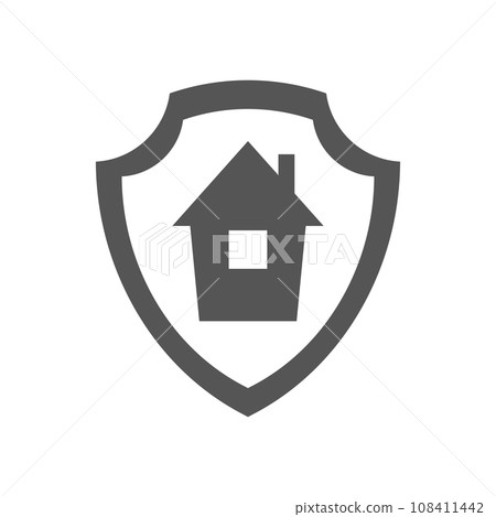 Stay at home. Self isolation appeal as sign or symbol. Vector illustration. EPS 10 Stay at home. Self isolation appeal as sign or symbol. Vector illustration. EPS 10 108411442