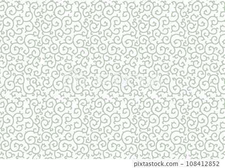 Arabesque pattern (grass color) 108412852