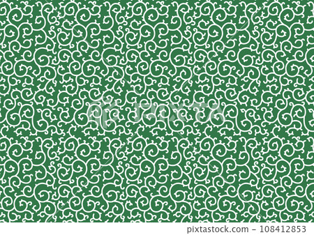 Arabesque pattern (green) 108412853