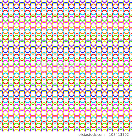 Seamless pattern background serrated wave large colorful 108413592