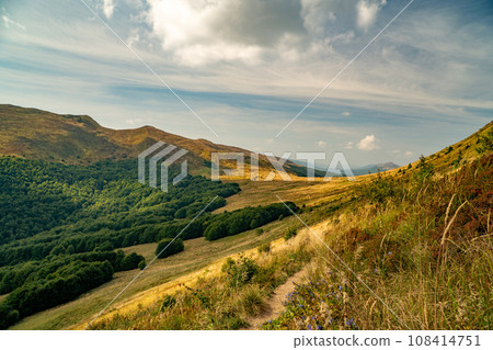 The Bieszczady Mountains, Carpathians, Poland. The Bieszczady Mountains, Carpathians, Poland. 108414751