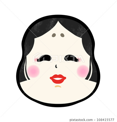 [節分素材]大福臉 108415577