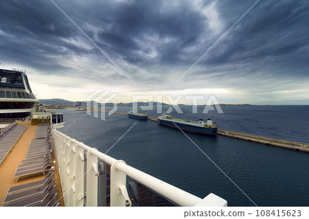 Port of Marseille, France, view from a cruise ship / Marseille, France Port of Marseille, France, view from a cruise ship / Marseille, France 108415623