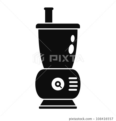Small food mixer icon. Simple illustration of small food mixer vector icon for web design isolated on white background 108416557