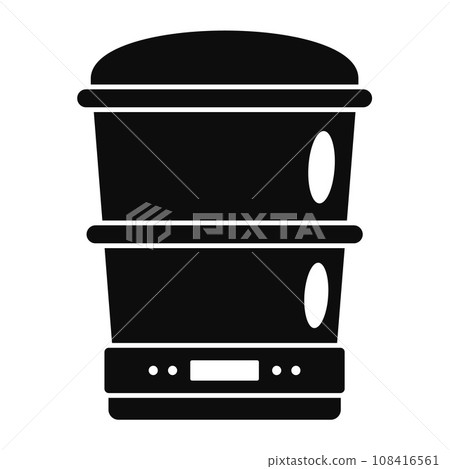 Food processor machine icon. Simple illustration of food processor machine vector icon for web design isolated on white background Food processor machine icon. Simple illustration of food processor machine vector icon for web design isolated on white background 108416561