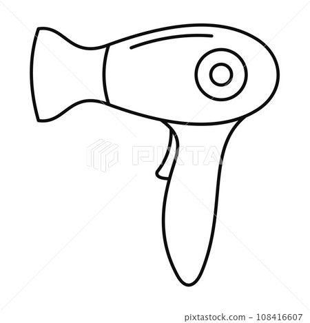 Fashion dryer icon. Outline fashion dryer vector icon for web design isolated on white background Fashion dryer icon. Outline fashion dryer vector icon for web design isolated on white background 108416607