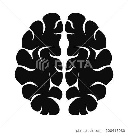 Artificial brain icon. Simple illustration of artificial brain vector icon for web design isolated on white background 108417080