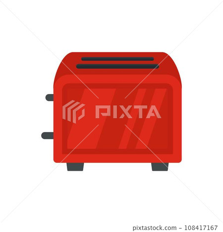 Vintage toaster icon. Flat illustration of vintage toaster vector icon for web design Vintage toaster icon. Flat illustration of vintage toaster vector icon for web design 108417167