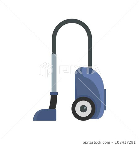 House vacuum cleaner icon. Flat illustration of house vacuum cleaner vector icon for web design 108417291