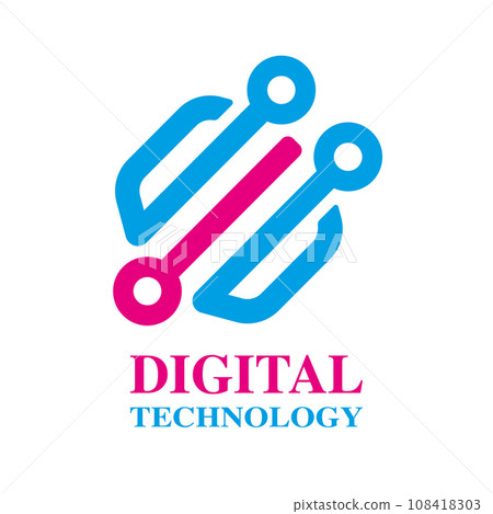 Technology, biotechnology, hi tech icon and symbol. EPS 10 108418303