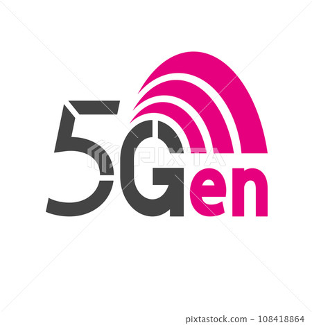 5G network logo. Logo network 5G connection. Wireless network 5th deneration. EPS 10. 5G network logo. Logo network 5G connection. Wireless network 5th deneration. EPS 10. 108418864