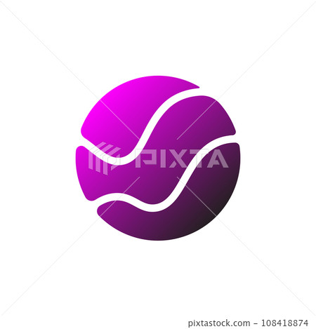 Abstract vector logo global network and digital systems Abstract vector logo global network and digital systems 108418874
