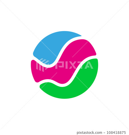 Abstract technology sphere logo. High quality vector template. Vector colorful sign. Logo for Business, Technology and Corporation. Abstract technology sphere logo. High quality vector template. Vector colorful sign. Logo for Business, Technology and Corporation. 108418875