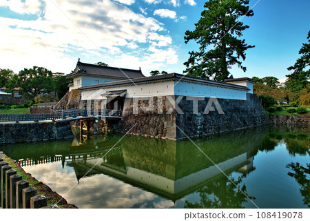 Odawara Castle Ninomaru Sumiyoshi Bridge and Copper Gate scenery Odawara Castle Ninomaru Sumiyoshi Bridge and Copper Gate scenery 108419078