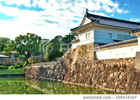 Odawara Castle Ninomaru Sumiyoshi Bridge and Copper Gate scenery Odawara Castle Ninomaru Sumiyoshi Bridge and Copper Gate scenery 108419107