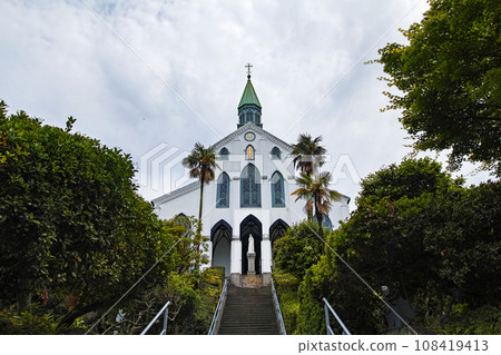 Nagasaki Prefecture/ Spring National Treasure Oura Cathedral 108419413