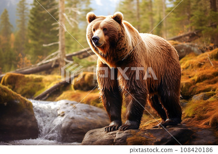 Wild brown bear 108420186