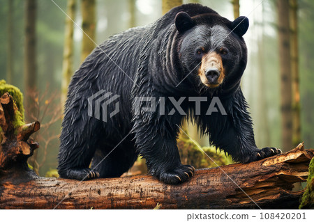 wild black bear 108420201