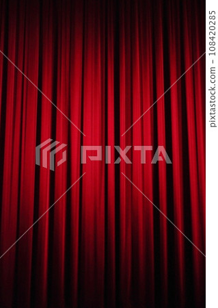 劇場幕布紅色【材質】 108420285