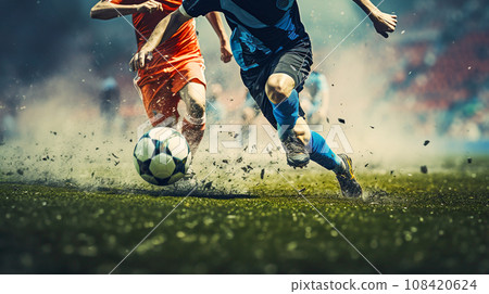 Soccer player to dribble 108420624