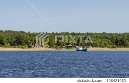 View of Kizhi Historical Park from Lake Onega 108421083