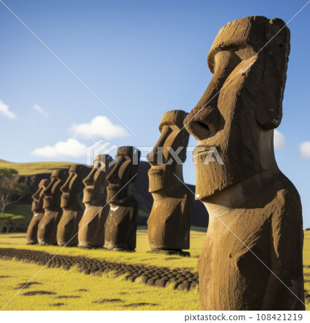 easter island moai easter island moai 108421219