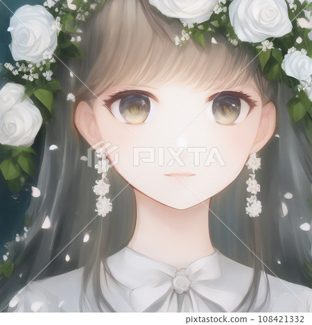 玫瑰系列（二）美麗的玫瑰和女孩[AI生成圖像] 108421332