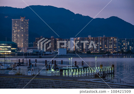 琵琶湖大津港夜景 108421509