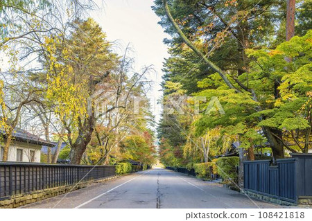 Autumn Kakunodate Samurai Residence Street, autumn leaves scenery, Semboku City, Akita Prefecture Autumn Kakunodate Samurai Residence Street, autumn leaves scenery, Semboku City, Akita Prefecture 108421818