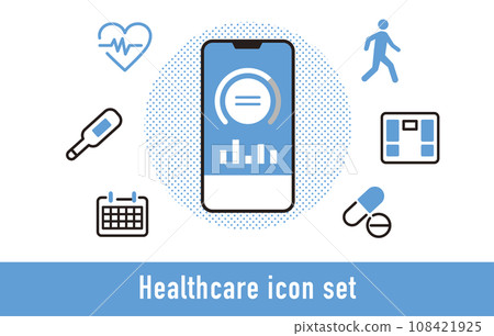 健康與醫療保健圖標 108421925