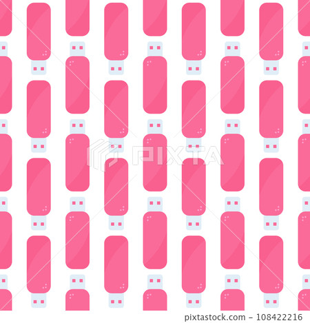 flash drive for computer pink elements pattern 108422216