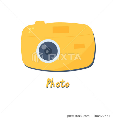 photography day camera color logo element icon 108422367