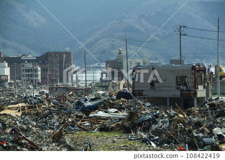 <Great East Japan Earthquake> Onagawa, April 26, 2011 <Great East Japan Earthquake> Onagawa, April 26, 2011 108422419