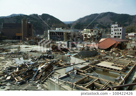 <Great East Japan Earthquake> Onagawa, April 26, 2011 108422426