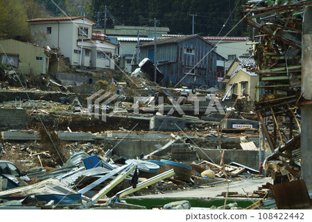 <Great East Japan Earthquake> Onagawa, April 26, 2011 108422442