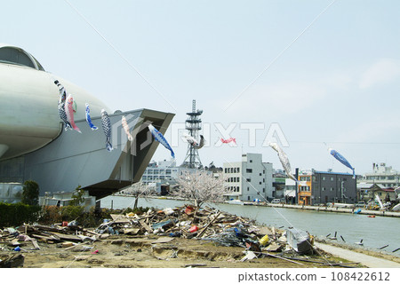 <Great East Japan Earthquake> Ishinomaki, April 26, 2011 <Great East Japan Earthquake> Ishinomaki, April 26, 2011 108422612