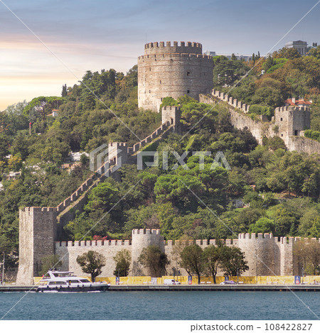 Rumelihisari, or Bogazkesen Castle, at the hills of the European side of Bosphorus Strait, Istanbul, Turkey Rumelihisari, or Bogazkesen Castle, at the hills of the European side of Bosphorus Strait, Istanbul, Turkey 108422827