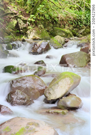 Torrent flowing through the hot spring town Torrent flowing through the hot spring town 108422966