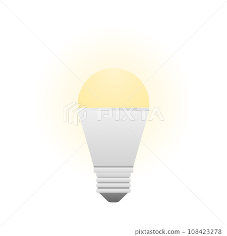 簡單圖解_LED、燈泡、半光 簡單圖解_LED、燈泡、半光 108423278