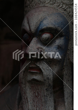 Chinese sage stone statue portrait 108424554
