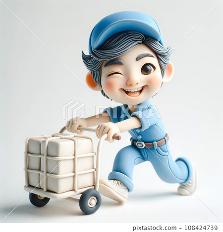 運送行李的送貨員 - 生成人工智慧 108424739