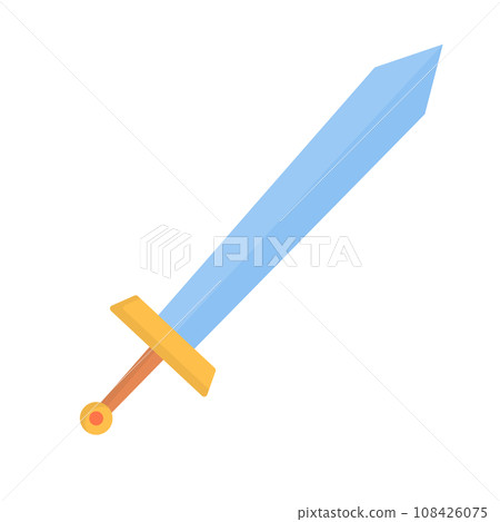 Warrior sword icon. Weapon icon. vector. 108426075