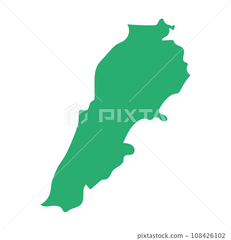 Lebanon map 108426102