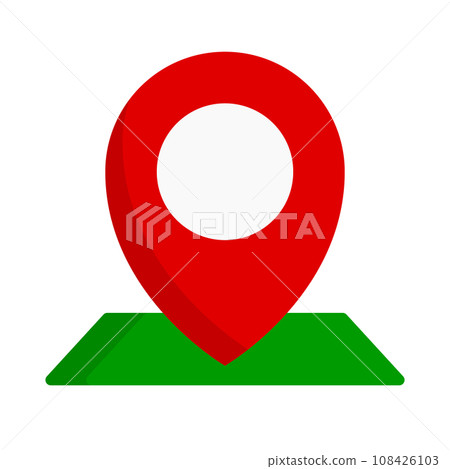Map pin and map icon. vector. Map pin and map icon. vector. 108426103
