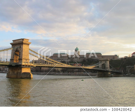Royal Palace Hill (Budavari palota) in Budapest, the capital of Hungary 108428042