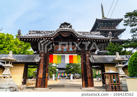 Kagawa Zentsuji Temple South Gate and Five-storied Pagoda Kagawa Zentsuji Temple South Gate and Five-storied Pagoda 108428562